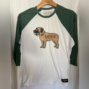 Baseballism Beastmode Sandlot White & Green Raglan Tee